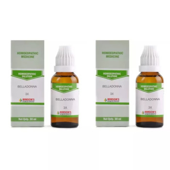Bakson Belladonna 3X (30ml, Pack of 2)