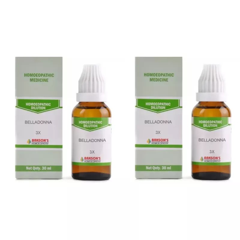 Bakson Belladonna 3X (30ml, Pack of 2)