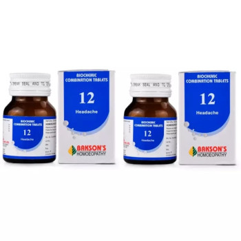 Bakson Biochemic Combination 12 (25g, Pack of 2)