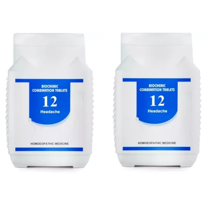 Bakson Biochemic Combination 12 (450g, Pack of 2)