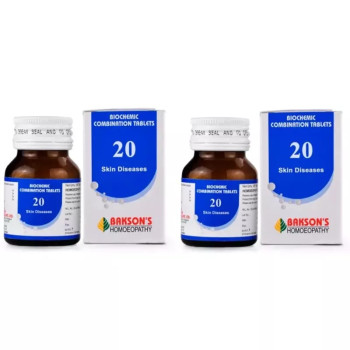 Bakson Biochemic Combination 20 (25g, Pack of 2)