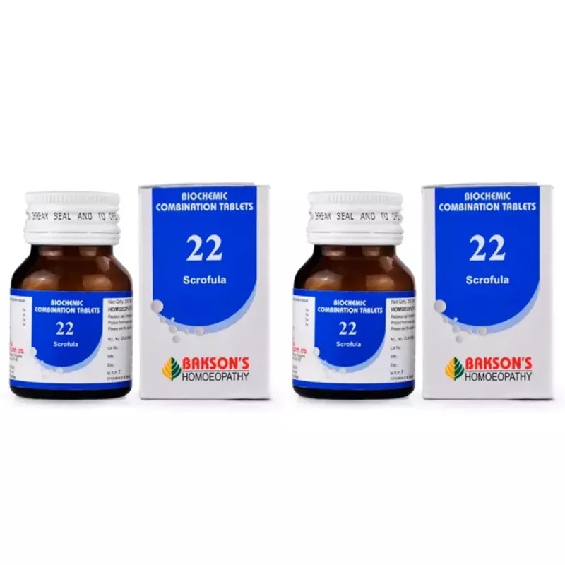 Bakson Biochemic Combination 22 (25g, Pack of 2)