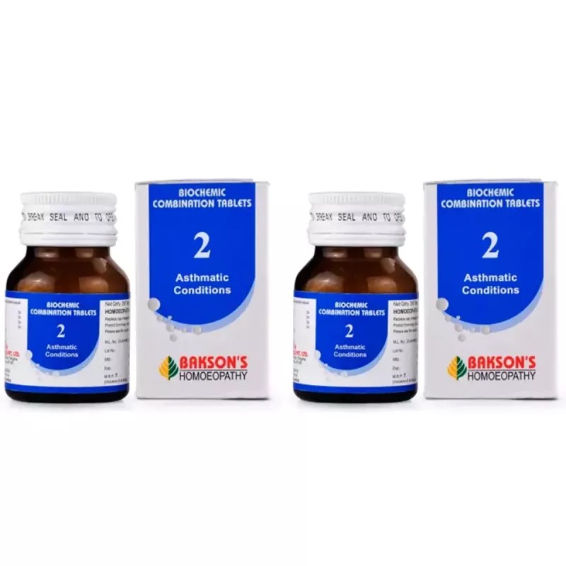 Bakson Biochemic Combination 2 (25g, Pack of 2)