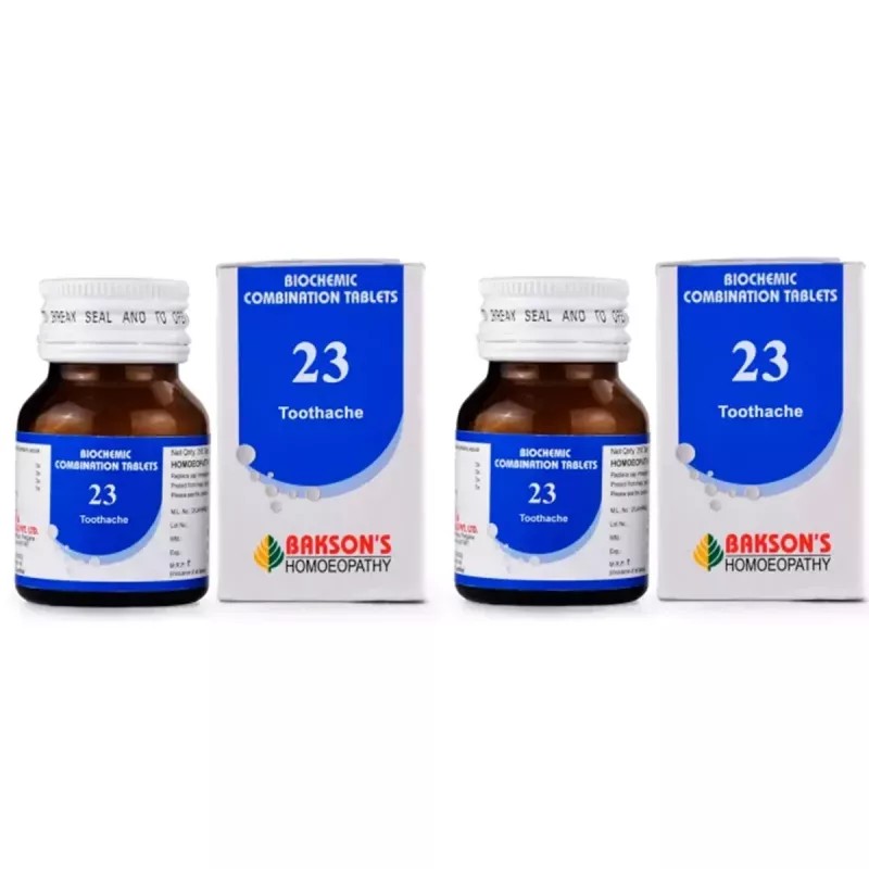 Bakson Biochemic Combination 23 (25g, Pack of 2)