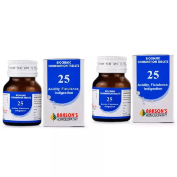 Bakson Biochemic Combination 25 (25g, Pack of 2)