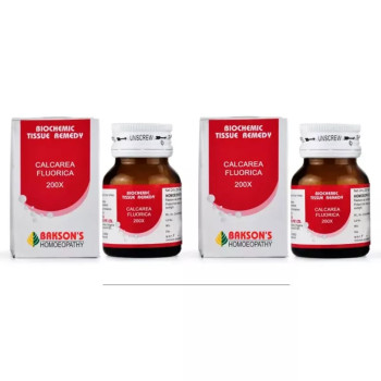 Bakson Calcarea Fluorica 200X (25g, Pack of 2)
