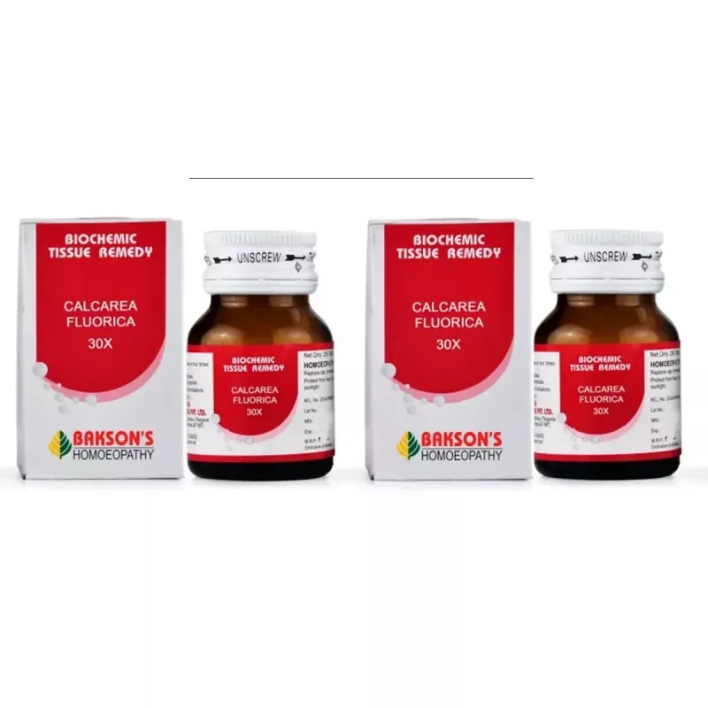 Bakson Calcarea Fluorica 30X (25g, Pack of 2)