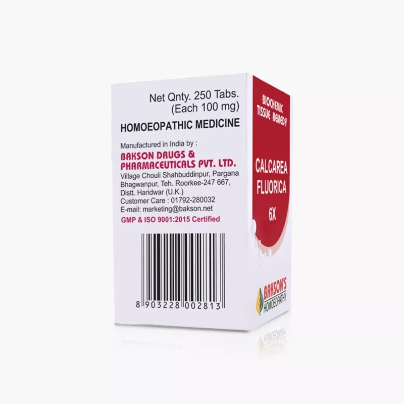Bakson Calcarea Fluorica 6X (25g, Pack of 2)