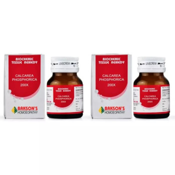 Bakson Calcarea Phosphorica 200X (25g, Pack of 2)