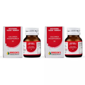 Bakson Calcarea Phosphorica 3X (25g, Pack of 2)