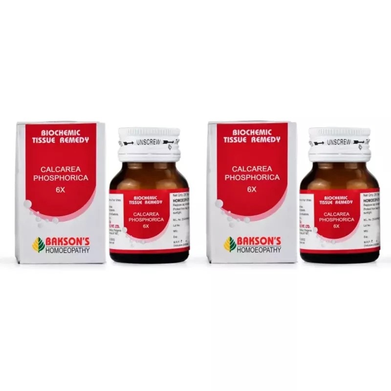 Bakson Calcarea Phosphorica 6X (25g, Pack of 2)