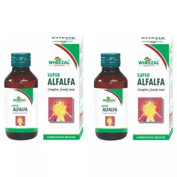 Wheezal Super Alfalfa (200ml, Pack of 2)
