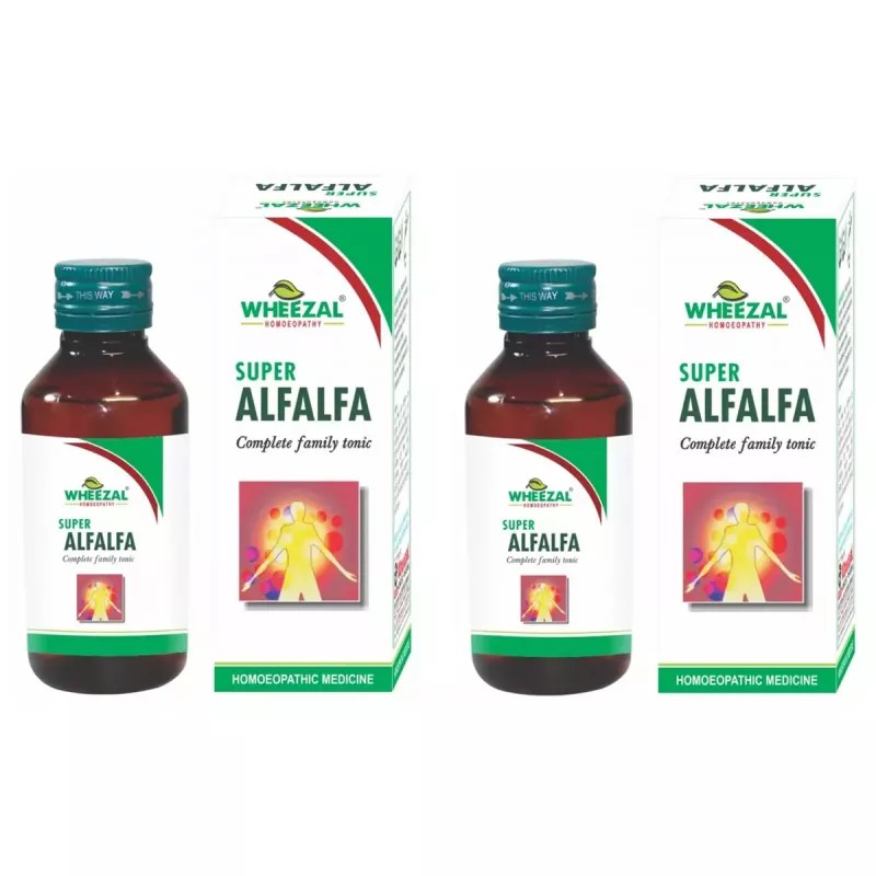 Wheezal Super Alfalfa (200ml, Pack of 2)