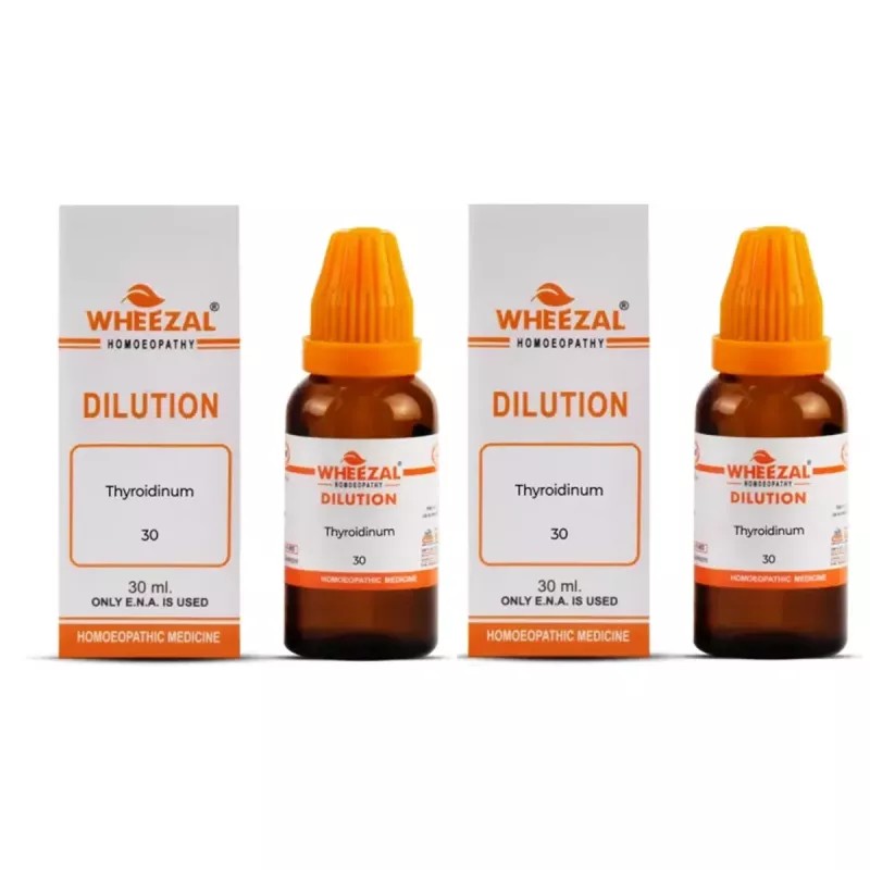 Wheezal Thyroidinum 30 CH (30ml, Pack of 2)