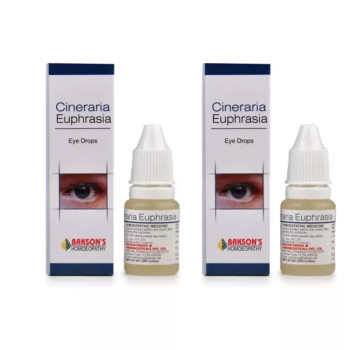 Bakson Cineraria Euphrasia Eye Drops (10ml, Pack of 2)