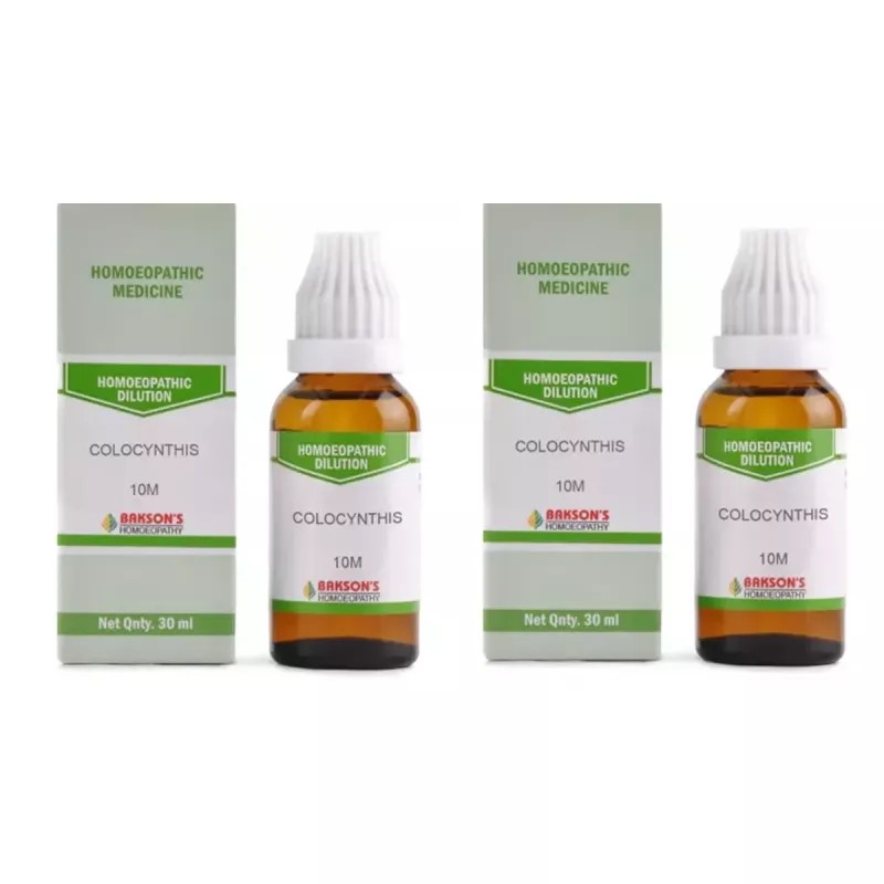 Bakson Colocynthis 10M CH (30ml, Pack of 2)