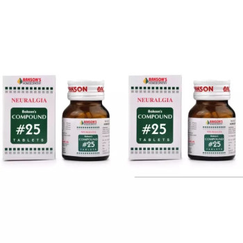 Bakson Compound No 25 (Neuralgia) (100tab, Pack of 2)