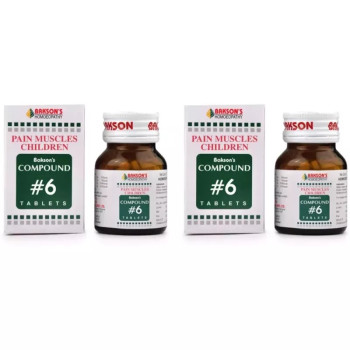 Bakson Compound No 6 (Pain Muscles Children) (100tab, Pack of 2)