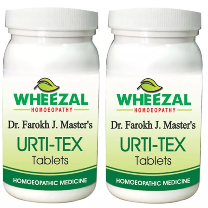 Wheezal Urtitex Tablets (200tab, Pack of 2)