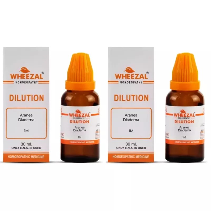 Wheezal Aranea Diadema 1M (1000 CH) (30ml, Pack of 2)