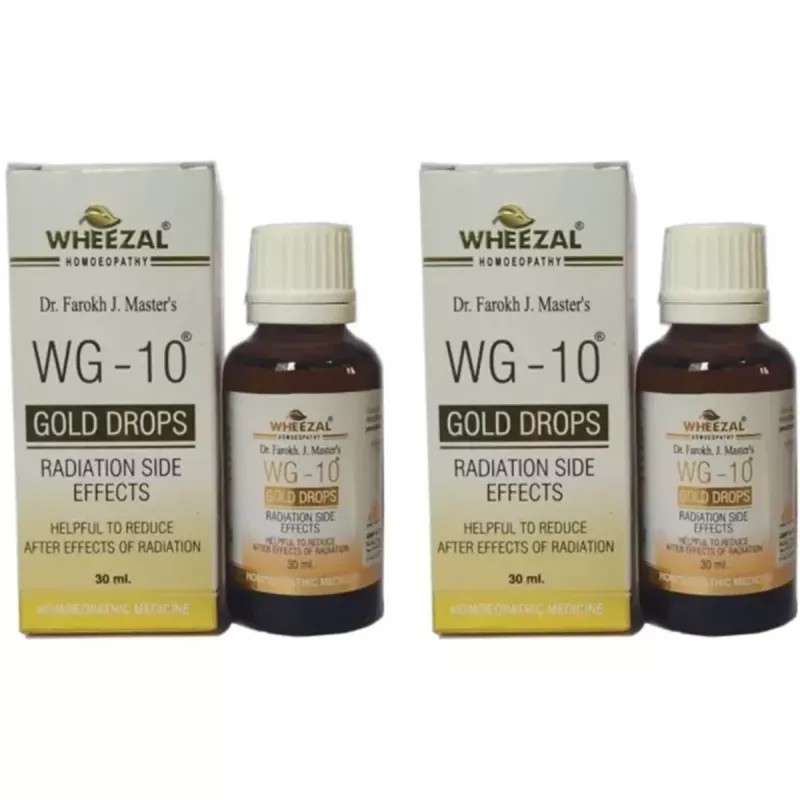 Wheezal WG 10 Gold Drops Radiation Side Effects (30ml, Pack of 2)