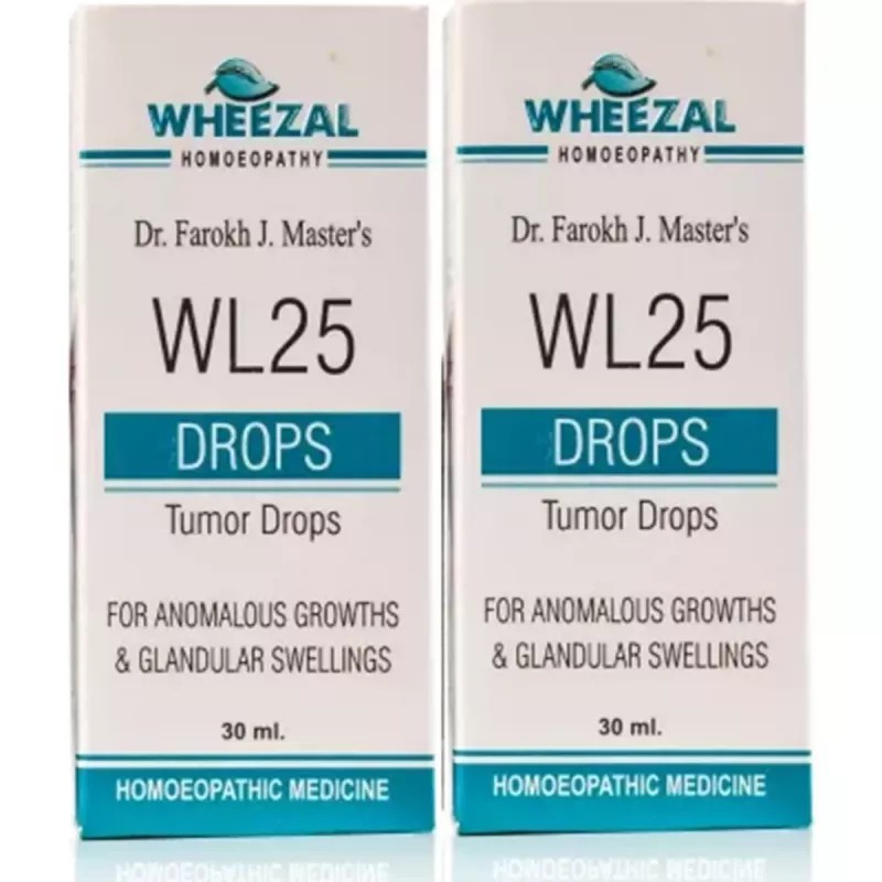 Wheezal WL-25 Tumor Drops (30ml, Pack of 2)