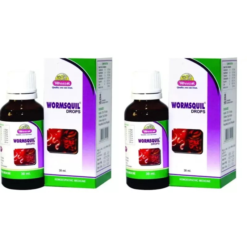 Wheezal Wormsquil Drops (30ml, Pack of 2)