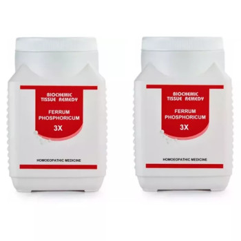 Bakson Ferrum Phosphoricum 3X (450g, Pack of 2)