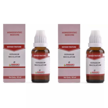 Bakson Geranium Maculatum 1X (Q) (30ml, Pack of 2)