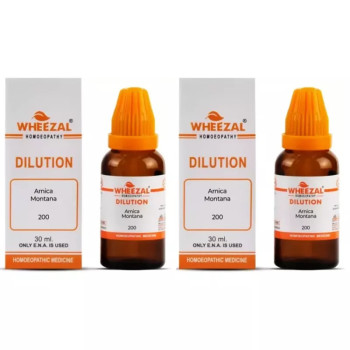 Wheezal Arnica Montana 200 CH (30ml, Pack of 2)