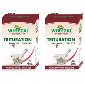 Wheezal Arsenicum Iod 3X (25g, Pack of 2)