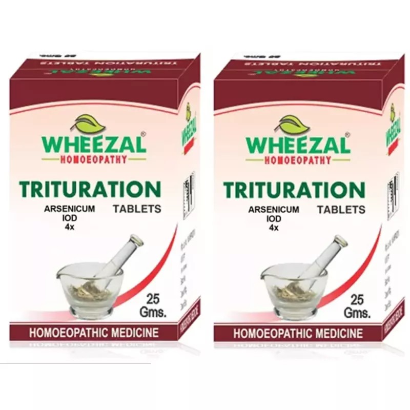 Wheezal Arsenicum Iod 4X (25g, Pack of 2)