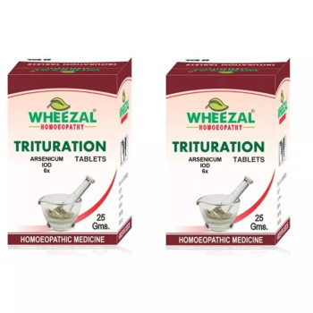 Wheezal Arsenicum Iod 6X (25g, Pack of 2)