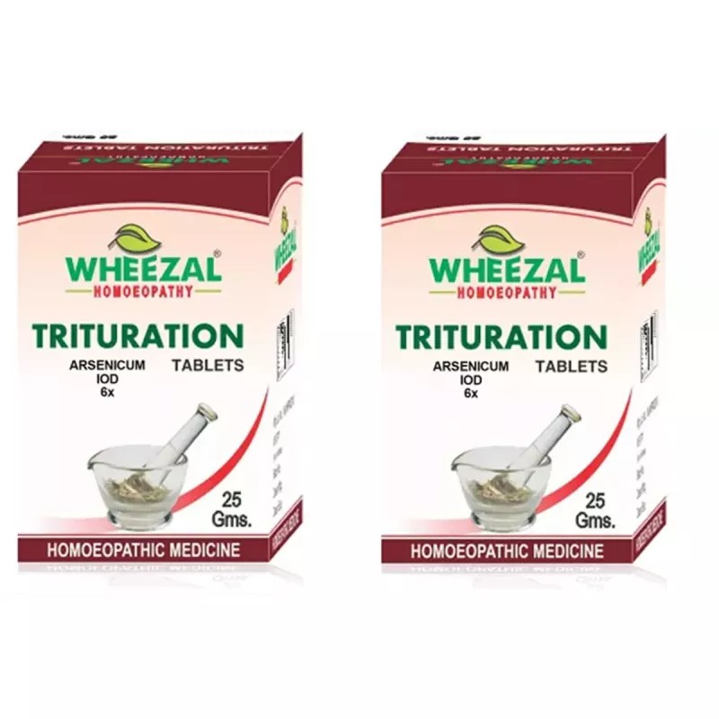 Wheezal Arsenicum Iod 6X (25g, Pack of 2)