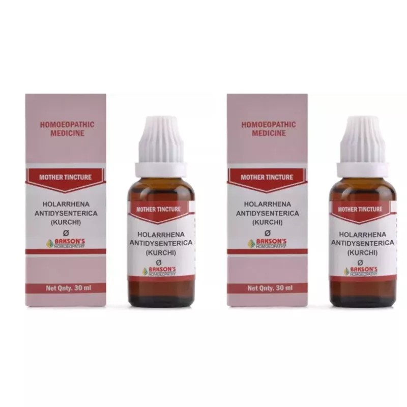 Bakson Holarrhena Antidysenterica (Kurchi) 1X (Q) (30ml, Pack of 2)