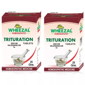 Wheezal Zincum Valerianicum 3X (25g, Pack of 2)