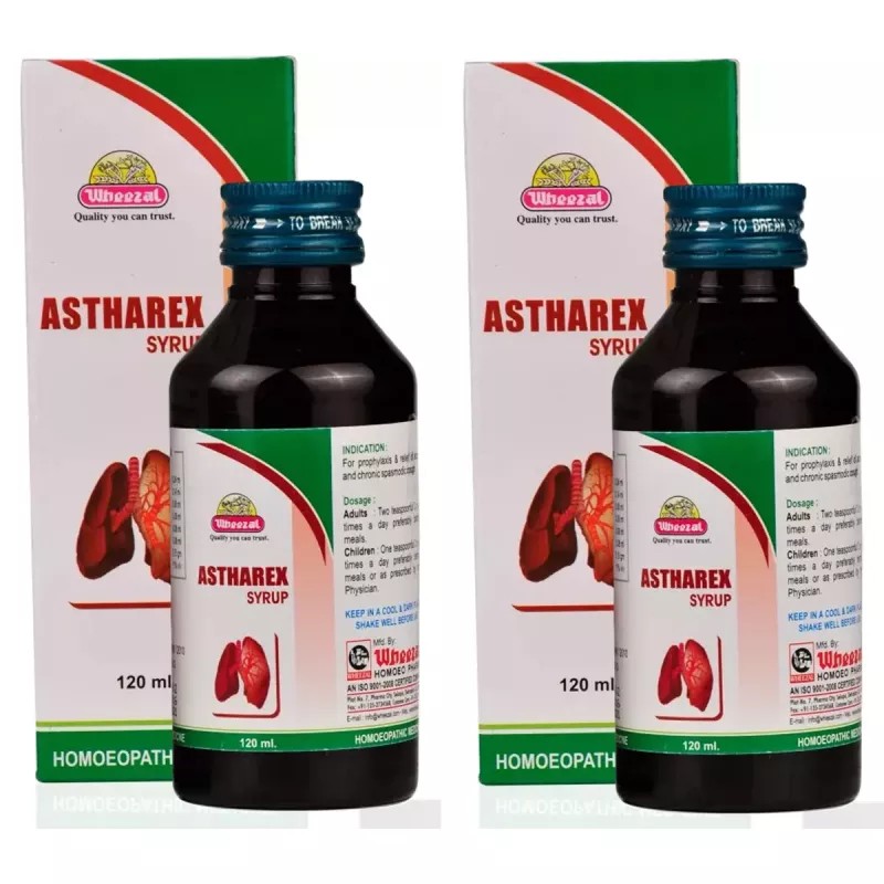 Wheezal Astharex Syrup (120ml, Pack of 2)