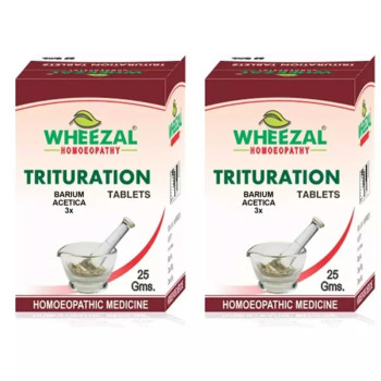 Wheezal Barium Acetica 3X (25g, Pack of 2)