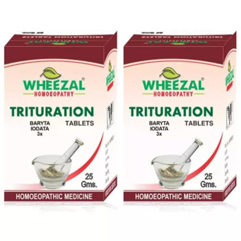 Wheezal Baryta Iodata 3X (25g, Pack of 2)