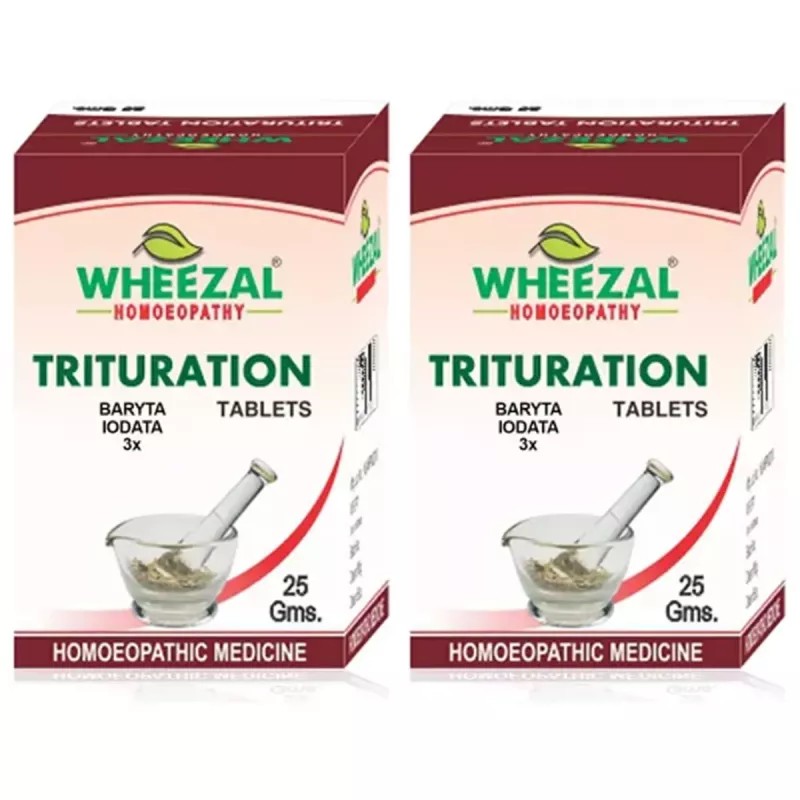 Wheezal Baryta Iodata 3X (25g, Pack of 2)