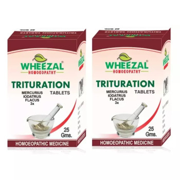 Wheezal Mercurius Iodatrus Flacus 3X (25g, Pack of 2)