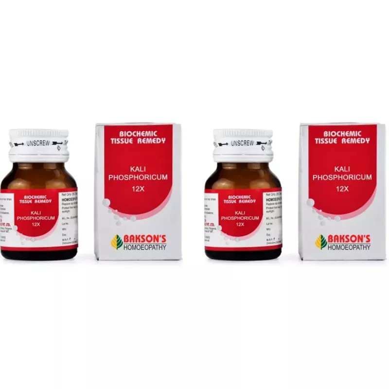 Bakson Kali Phosphoricum 12X (25g, Pack of 2)