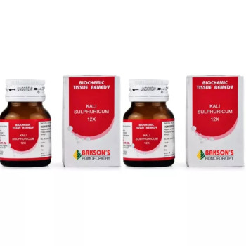 Bakson Kali Sulphuricum 12X (25g, Pack of 2)