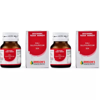 Bakson Kali Sulphuricum 30X (25g, Pack of 2)