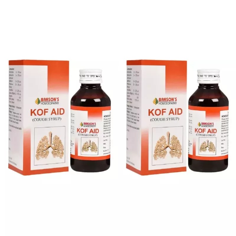 Bakson Kof Aid Syrup (115ml, Pack of 2)