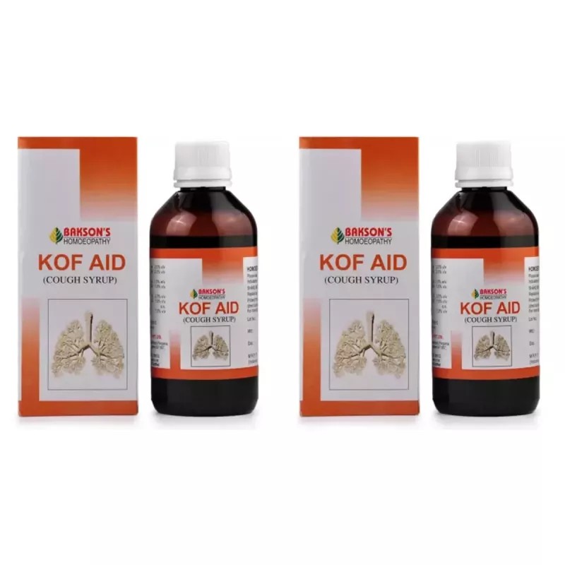 Bakson Kof Aid Syrup (200ml, Pack of 2)