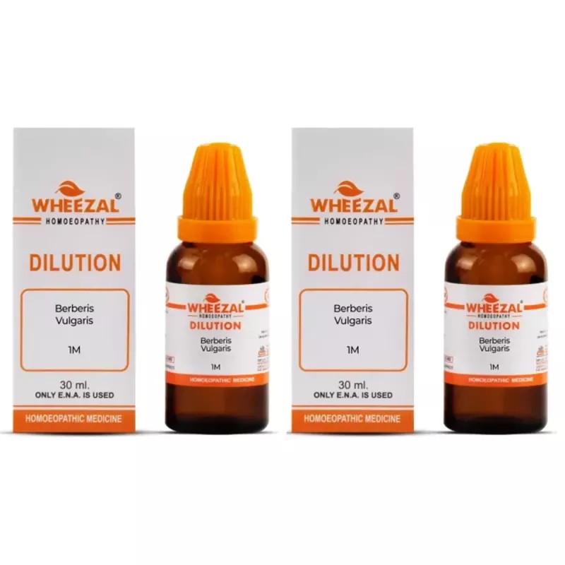Wheezal Berberis Vulgaris 1M (1000 CH) (30ml, Pack of 2)