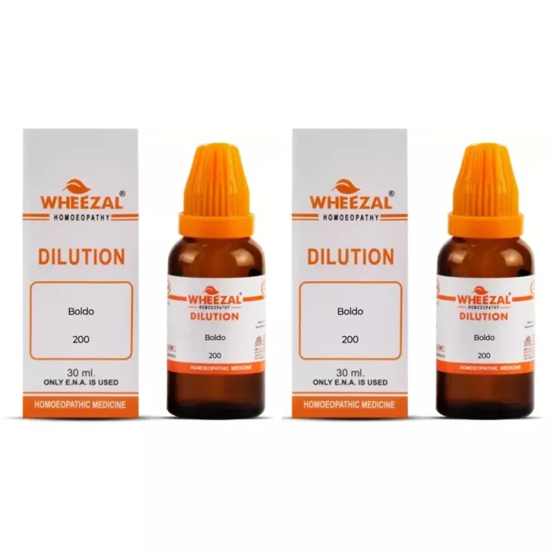 Wheezal Boldo 200 CH (30ml, Pack of 2)