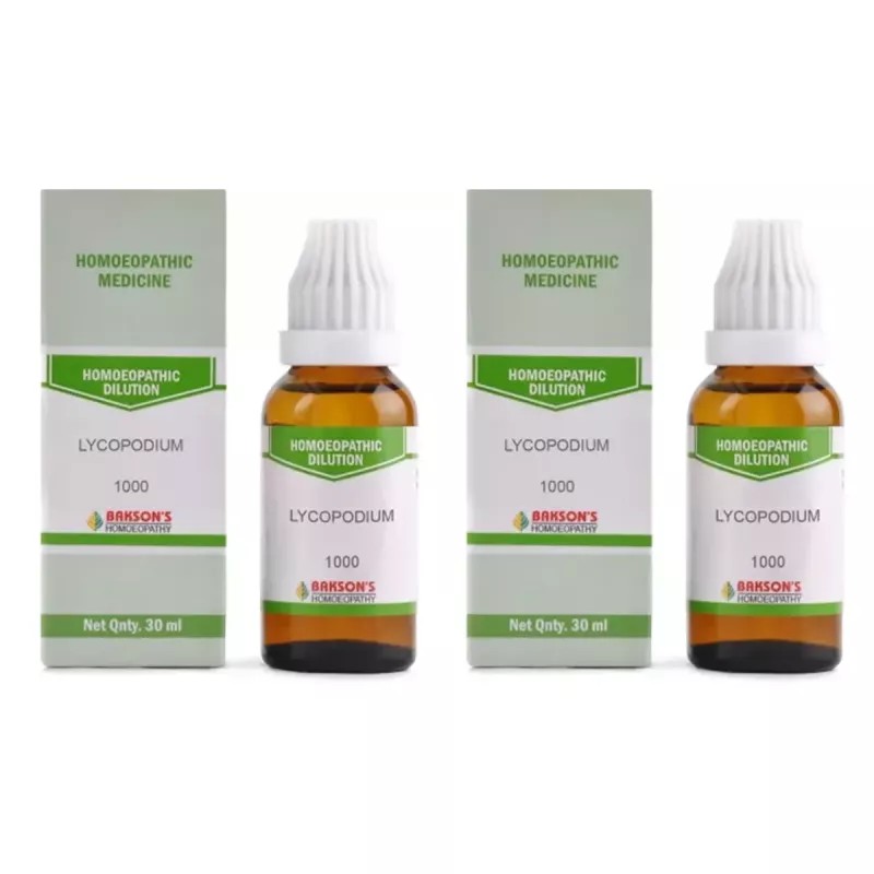Bakson Lycopodium 1M (1000 CH) (30ml, Pack of 2)
