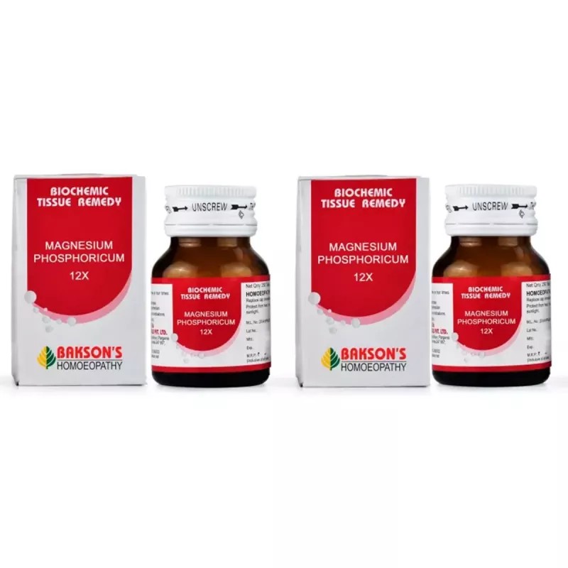 Bakson Magnesium Phosphoricum 12X (25g, Pack of 2)